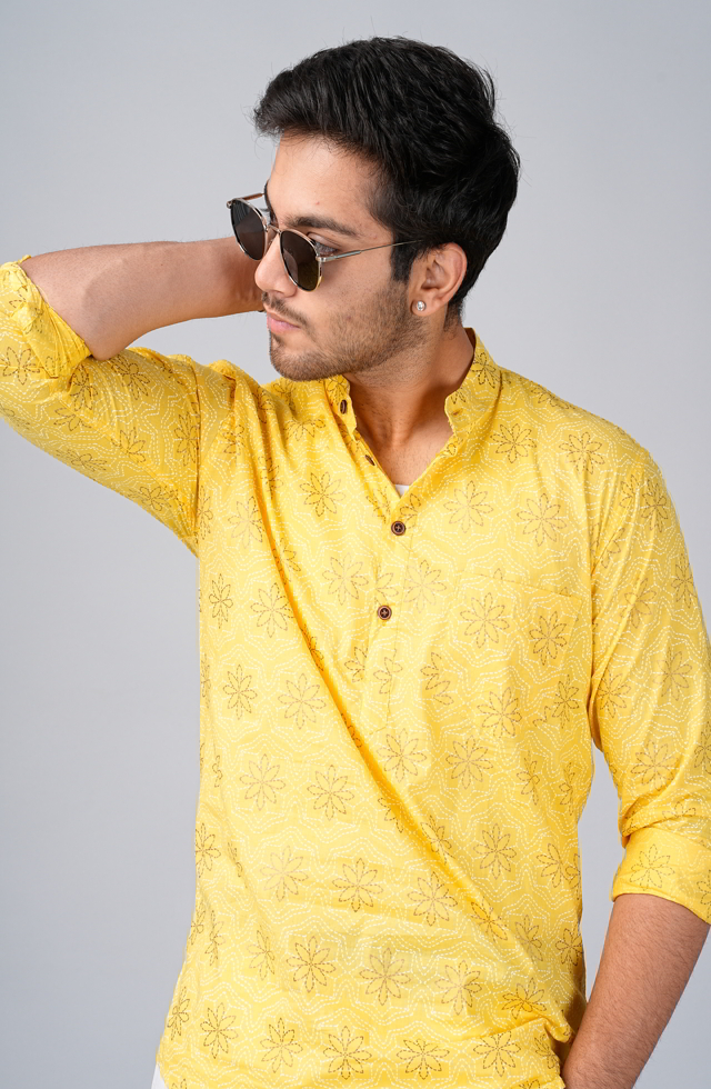 Trendy Stylish Short Kurta For Men