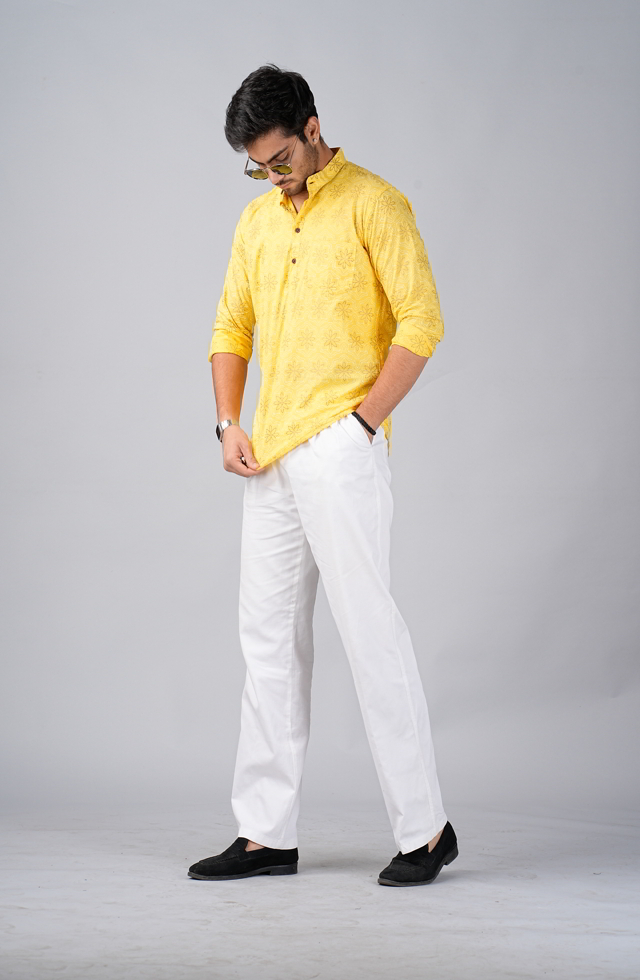 Trendy Stylish Short Kurta For Men