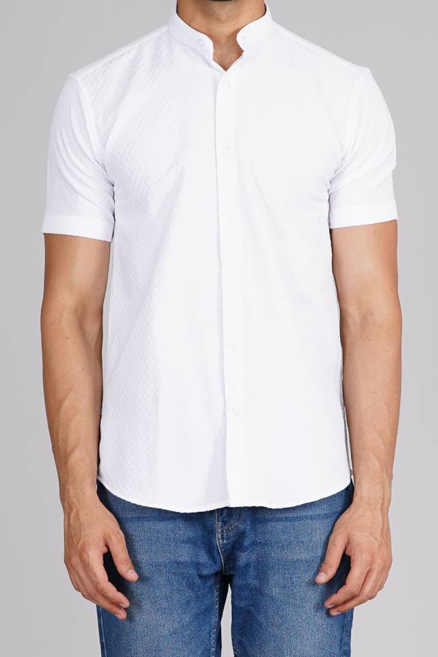 pClassic White Popcorn Shirt