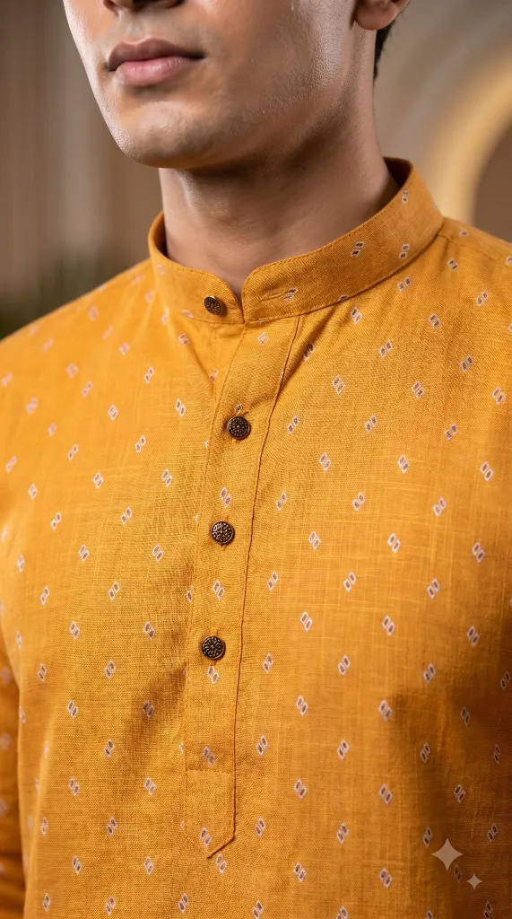 Model_wearing_yellow_linen_kurta_2K_20261021222807.webp