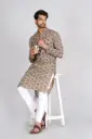 Cream kurta  