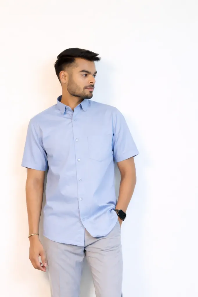 [36VFH0007] Giza Volcanis Half-Sleeve Shirt (S)