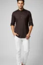Garnet Crest Short Kurta